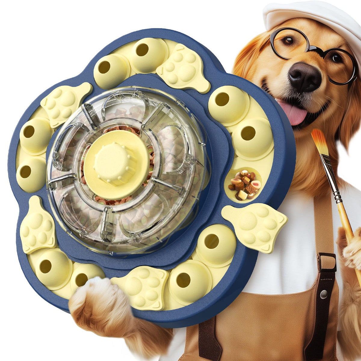 3-Level Dog Puzzle Toy Treat Dispenser K94470