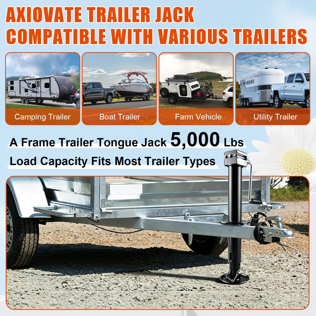 23" Lift Drop Leg Trailer Jack Y8410