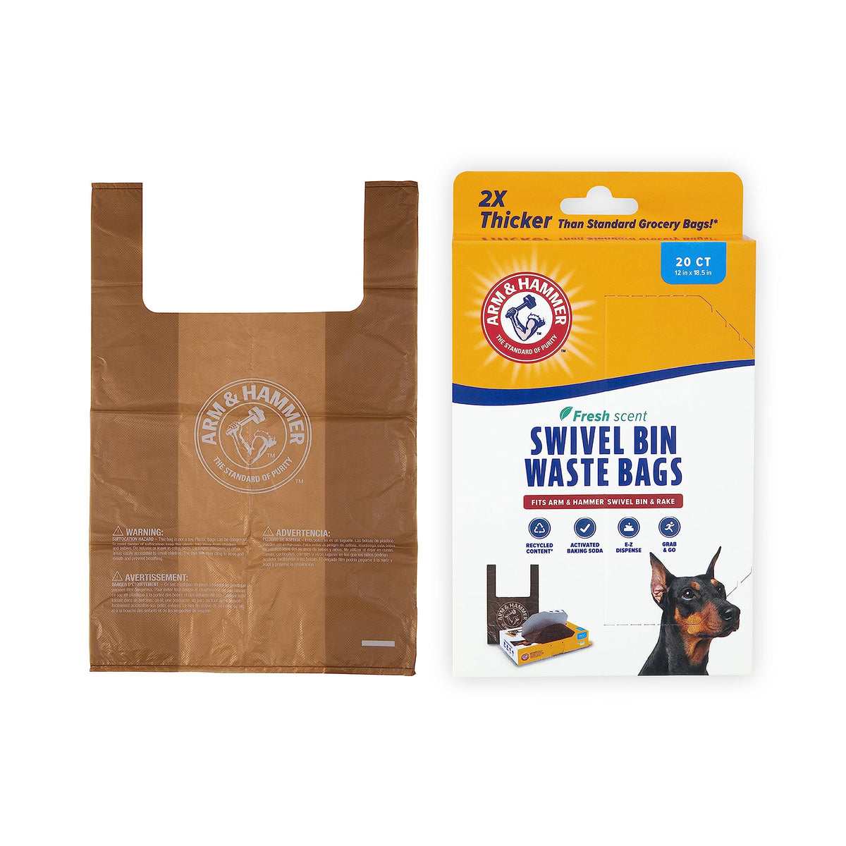 Heavy Duty Dog Waste Bags 20 Count P79678