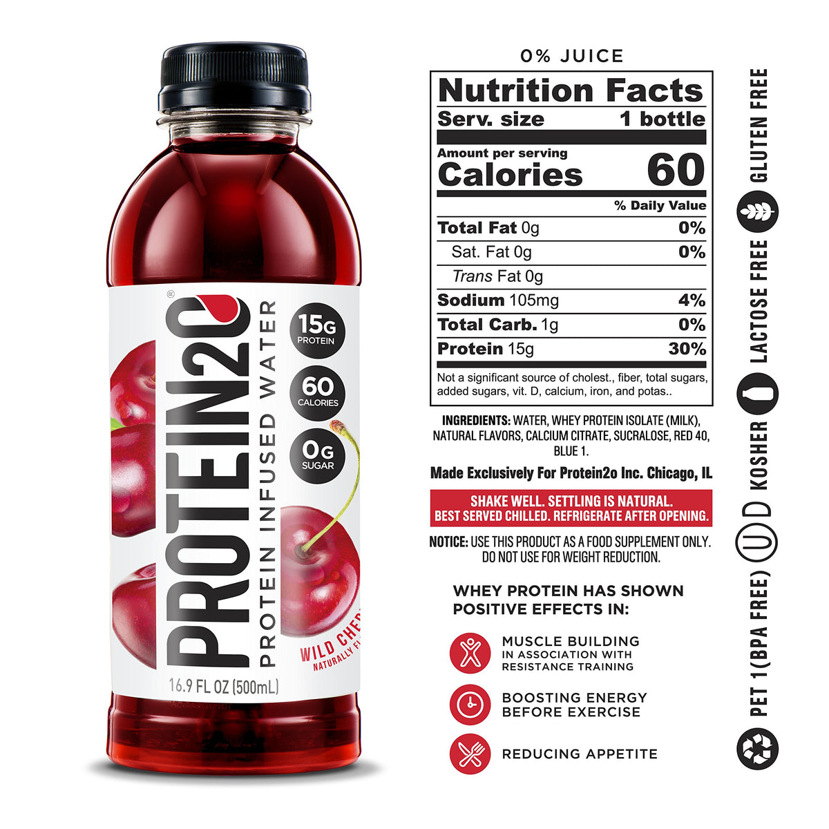 Whey Protein Infused Water Variety Pack 16 Count U49403