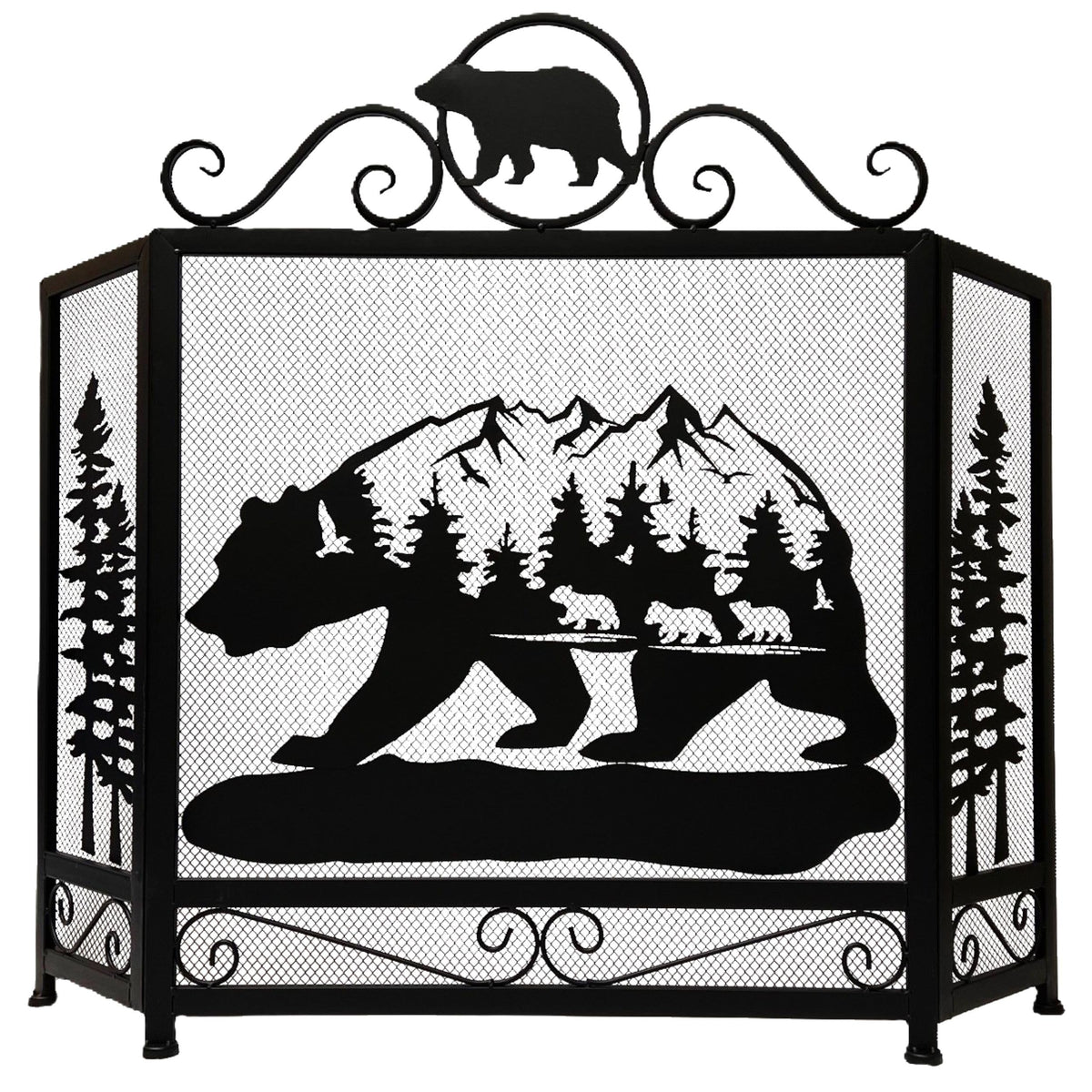 3-Panel Fireplace Screen Q66006